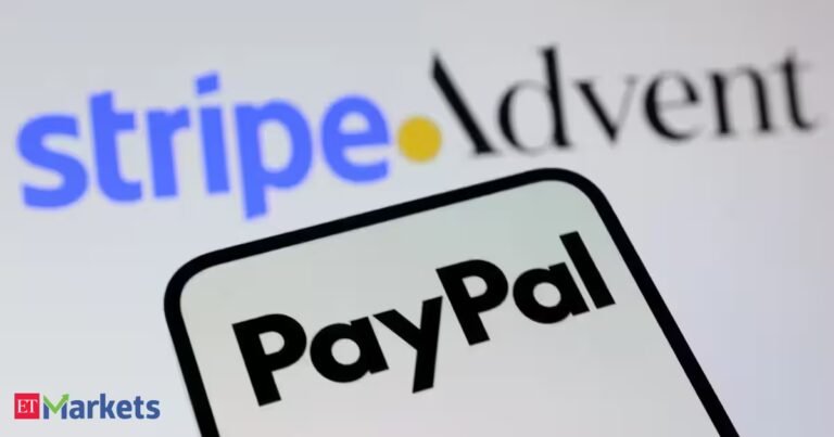 PayPal shares jump over 15% after Stripe, Advent make $53 billion buyout offer