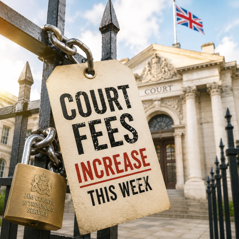 Landlords face higher court costs as possession claim fees increase