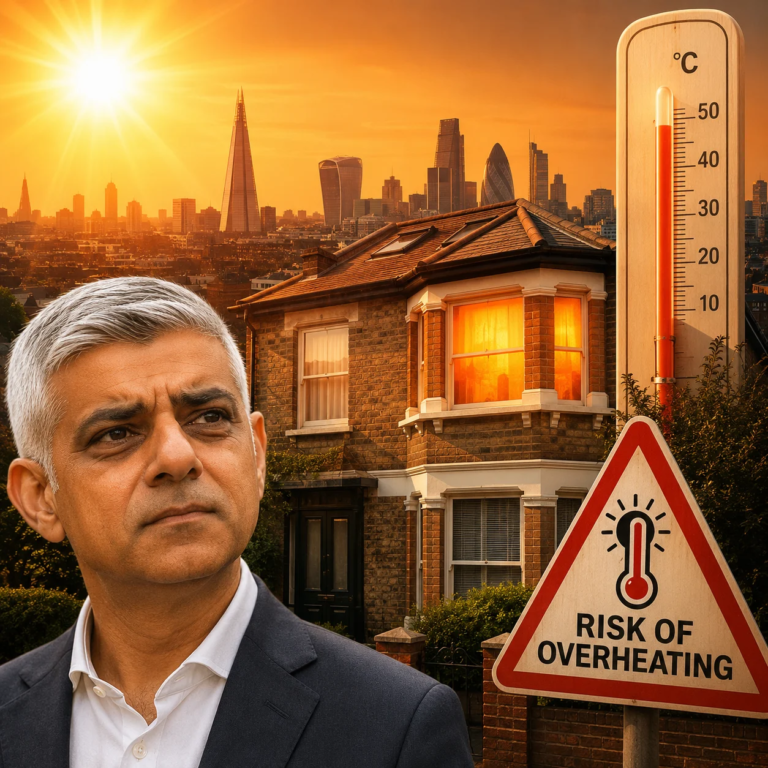 Sadiq Khan unveils plan to tackle overheating in homes