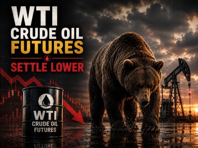 Crude oil futures settled at $82.61