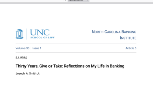 Joe Smith’s Life in Banking