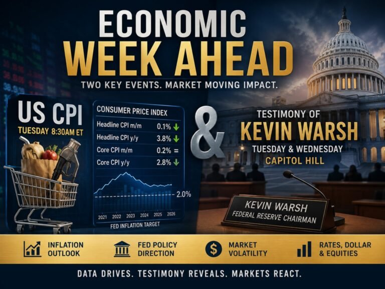 US CPI and Fed Chair Warsh take center stage this week.