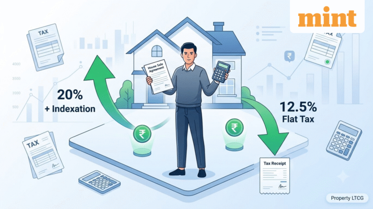 Sold a property in FY 2025-26? Why paying the flat 12.5% LTCG tax without indexation could save you more