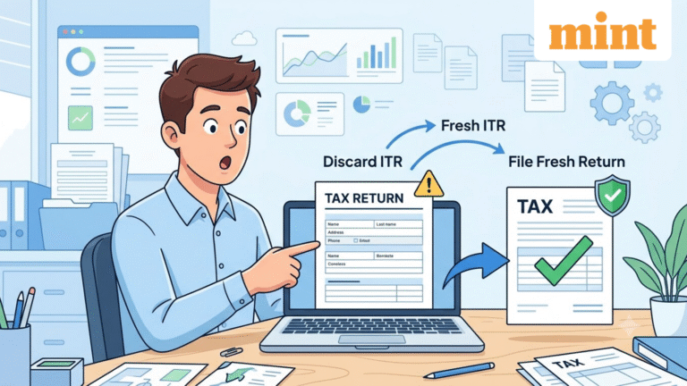 Made a mistake in filing income tax return? Here’s how to discard it before verification
