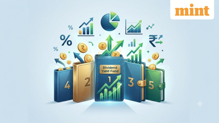 Top 5 dividend yield funds based on 5-year returns: ICICI Prudential Dividend Yield Fund leads with 19.95% returns
