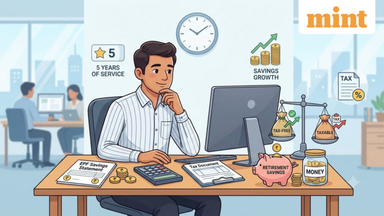 EPF withdrawal tax rules explained: When your corpus is tax-free, when it is taxable and how TDS works
