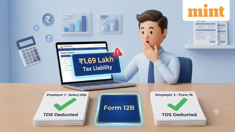 Job switch leads to ₹1.69 lakh tax liability despite both employers deducting TDS correctly: Here’s why Form 12B matters