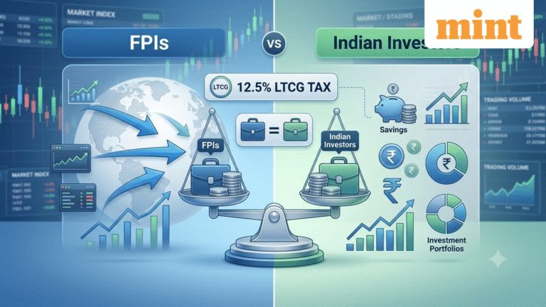FPIs not exempt: Centre clarifies 12.5% LTCG tax on equity is same as for domestic investors