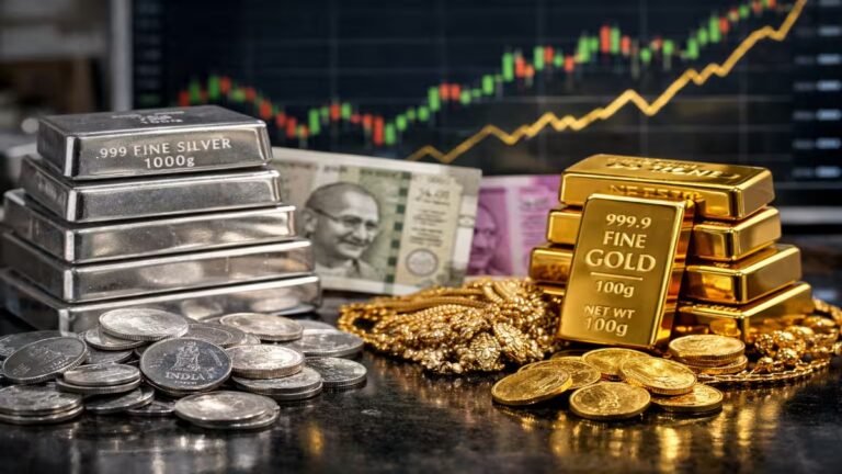 Gold Rates & Silver Rates Today, 10.07.2026 LIVE: MCX Gold Falls Rs 700, Silver Struggles At Rs 2.26 Lakh; Know 24K, 22K, 18K Gold Prices