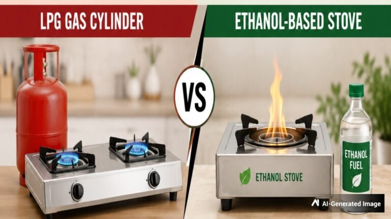 LPG Gas Cylinder vs Ethanol-Based Stove: Which is Better- Know Key Differences in Cost, Benefits, Availability & More