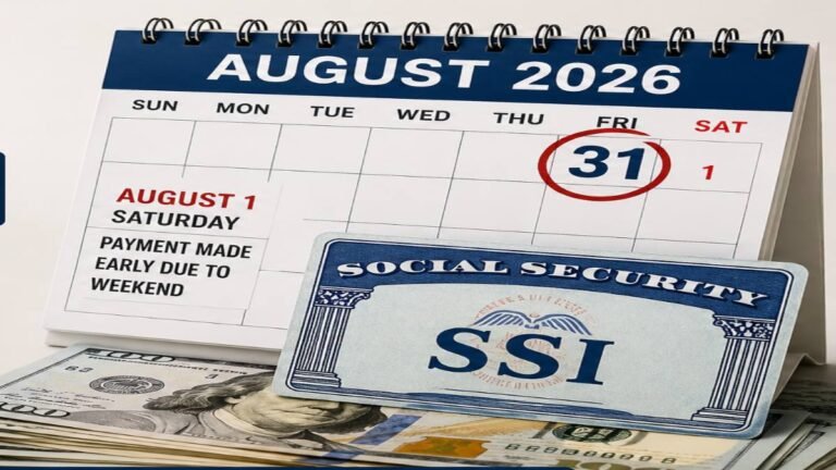 SSI Payment August 2026: Millions to Receive Benefits Early on July 31; Check Eligibility & Maximum Amount