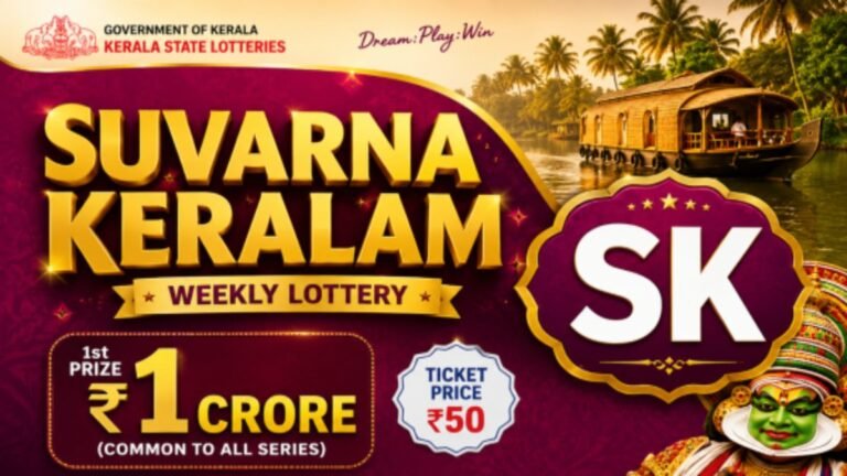Kerala Lottery Result Today, 31/07/2026 LIVE: Suvarna Keralam SK-63 Friday Weekly Lucky Draw for Rs 1 Crore; Check Winning Numbers, Series List Here