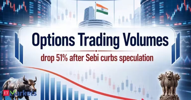 F&O de-addiction? Options volumes crash over 50% in FY26 after Sebi’s strict rules