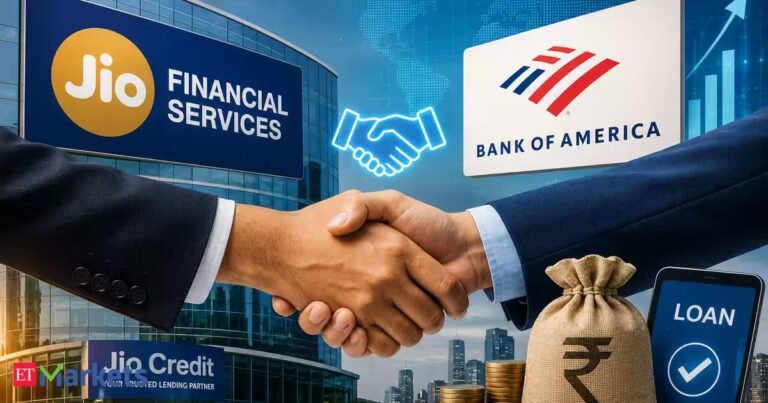 Jio Financial shares jump 3% as Bank of America set to acquire 50% stake in Jio Credit for Rs 18,268 crore