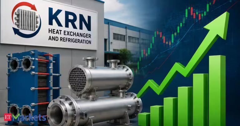 KRN Heat Exchanger shares hit 5% upper circuit as Q1 net profit more than doubles