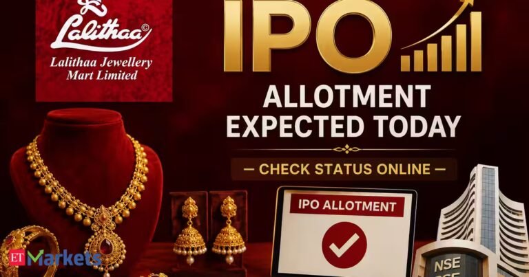Lalithaa Jewellery Mart IPO allotment expected today; GMP at 27% — Here’s how to check status