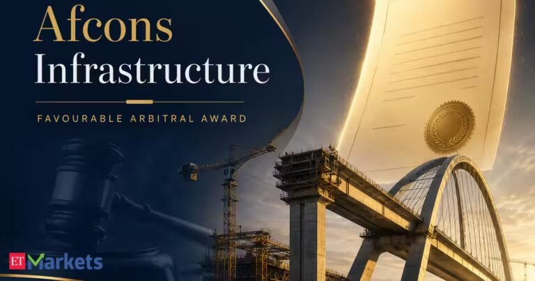 Afcons Infrastructure shares rally 4% after receiving Rs 335.5 crore arbitration award