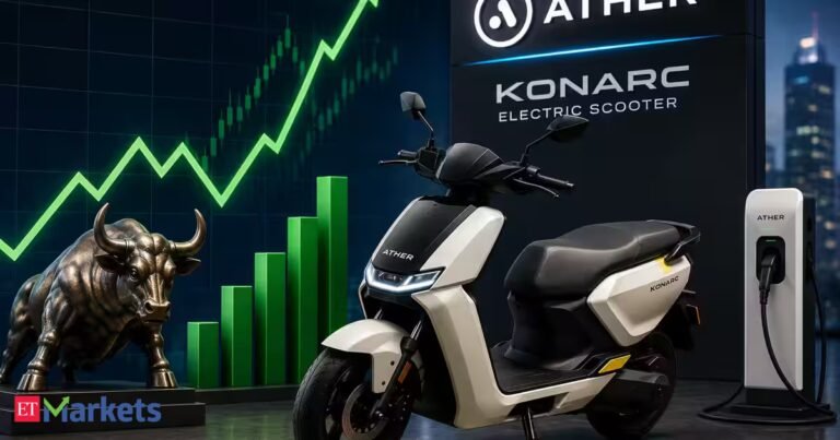 Ather Energy shares rally 4% after launch of Konarc electric scooter at Rs 99,999. Buy, sell or hold the stock?