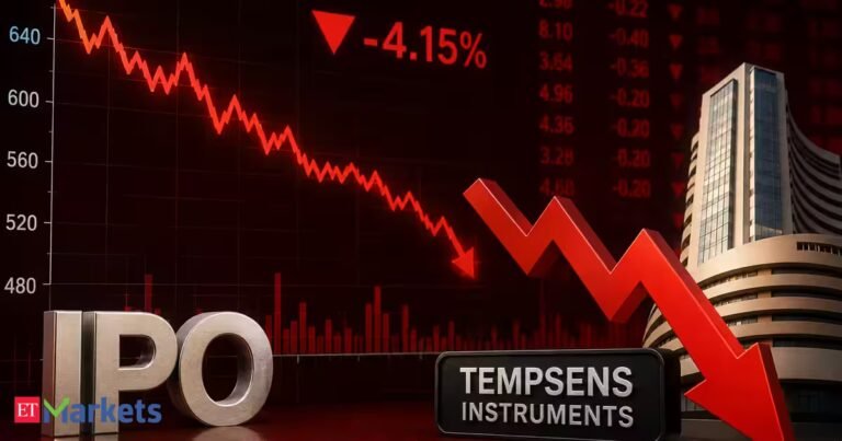 Tempsens Instruments shares slide over 4% on profit booking after record listing