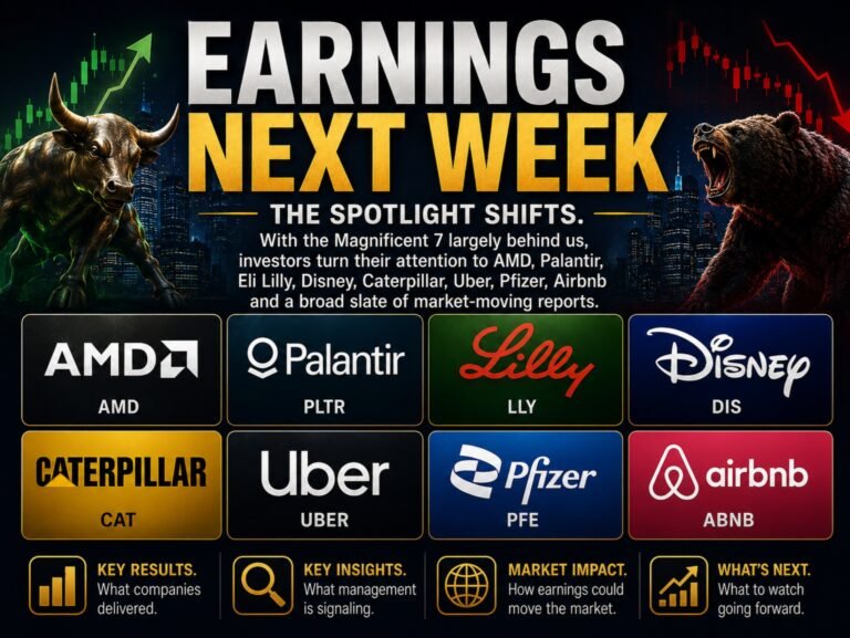 Next Week’s Earnings Calendar: Focus Shifts Beyond Big Tech