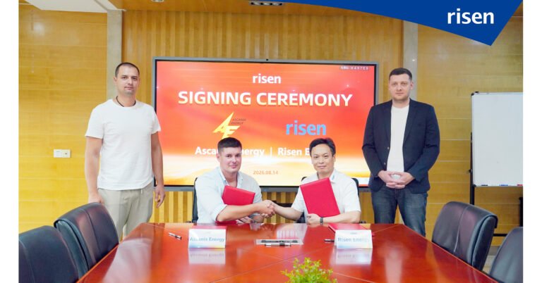 Risen Energy a Ascania Energy sa spoja pri projekte solárnej energie s kapacitou až 100 MW a skladovania energie s kapacitou 200 MWh na Ukrajine