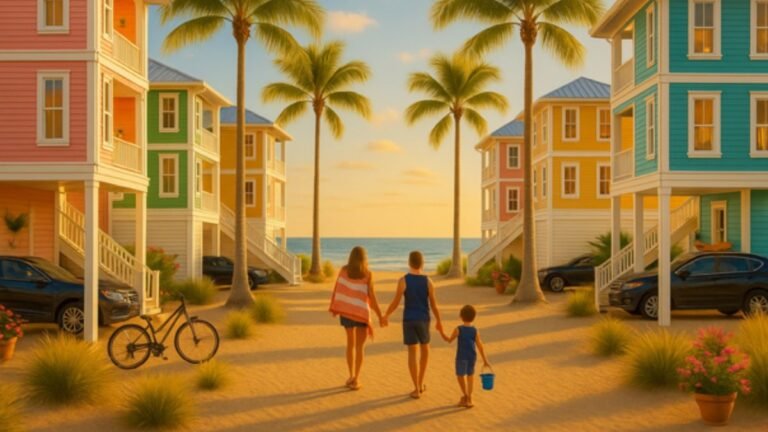 Fort Myers’ Iconic Rainbow Cottages Are Being Rebuilt After Hurricane Ian