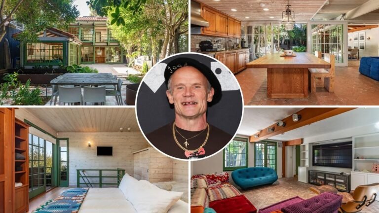 EXCL: Red Hot Chili Peppers Bassist Flea Relists Malibu Estate for $8 Million