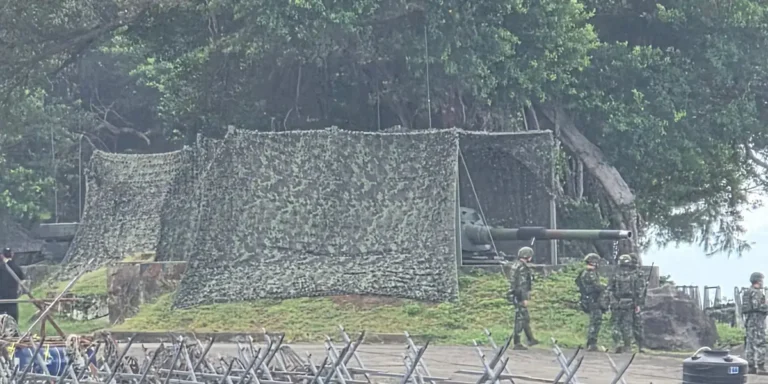 Taiwan Using Frankenstein-Style Tanks to Guard Vital River From China