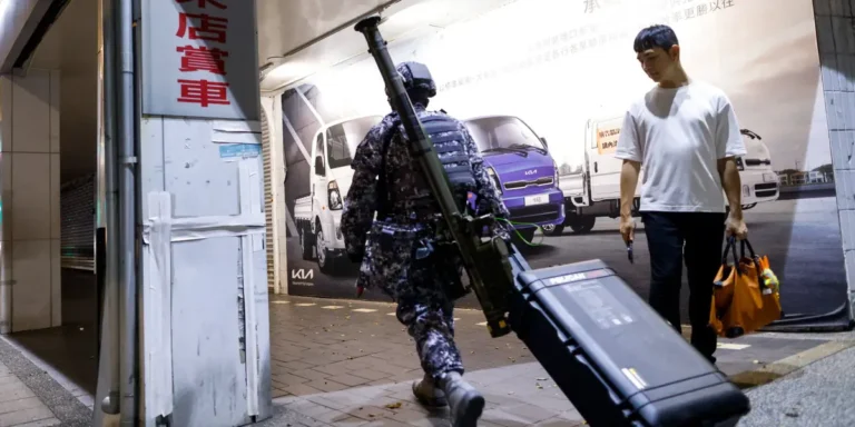 How Taiwan’s Troops Train to Fight China Right Next to Civilians