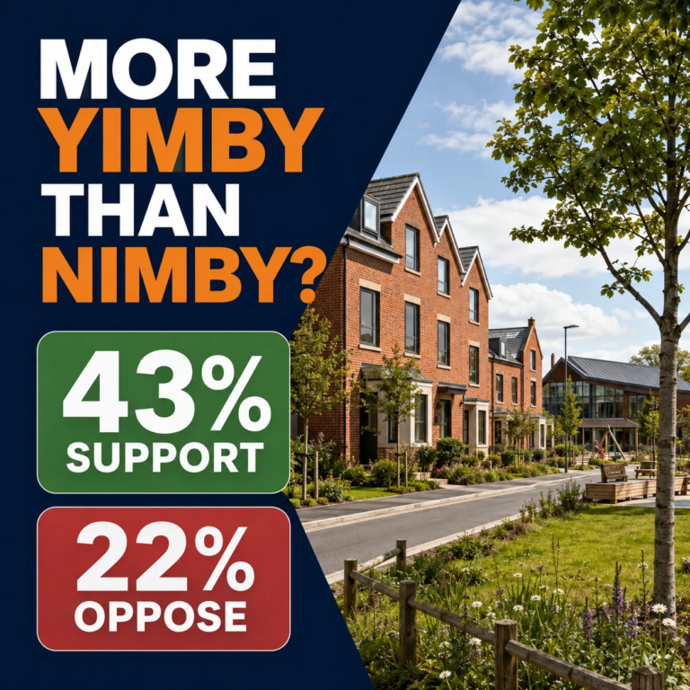 Nearly twice as many back local housebuilding. So why the NIMBY label?
