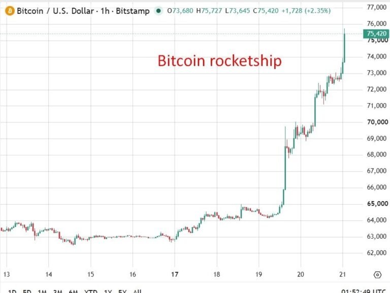 USD slammed in Asia Friday: Bitcoin, gold, FX surge as investors hedge against US fiscal credibility concerns
