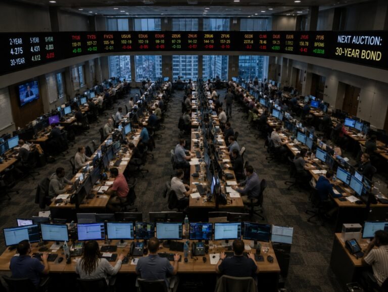 US treasury sells $70 billion of 5 year notes at a high yield of 4.393%