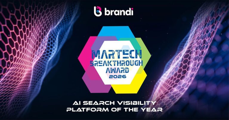 Brandi AI Wins 2026 MarTech Breakthrough Award for AI Search Visibility Platform of the Year