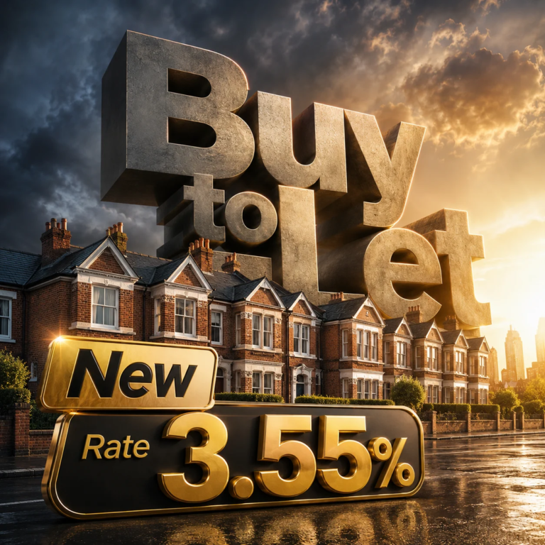 New buy to let mortgage rates from 3.55%