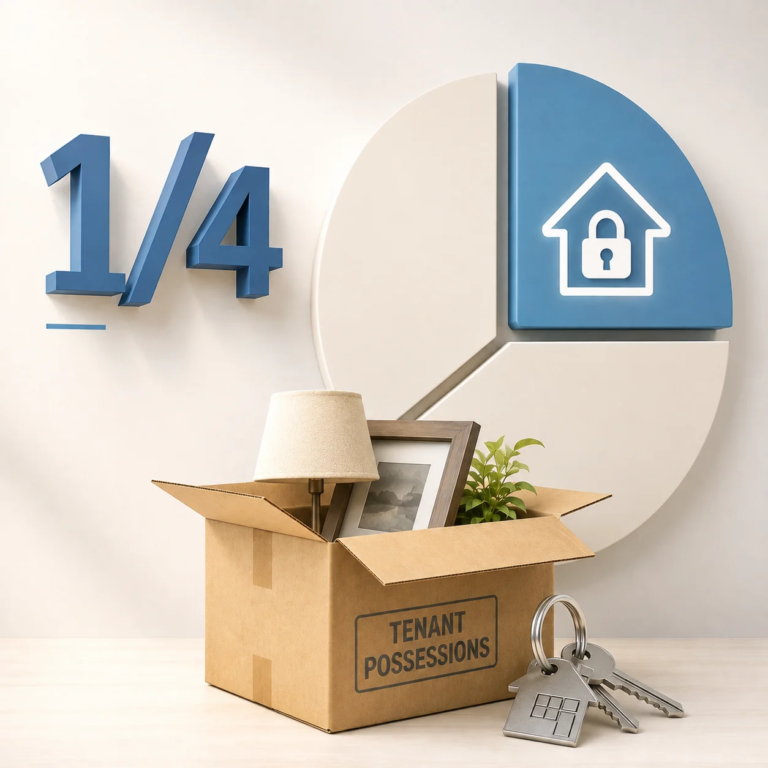 A quarter of landlords report problem tenant possession concerns