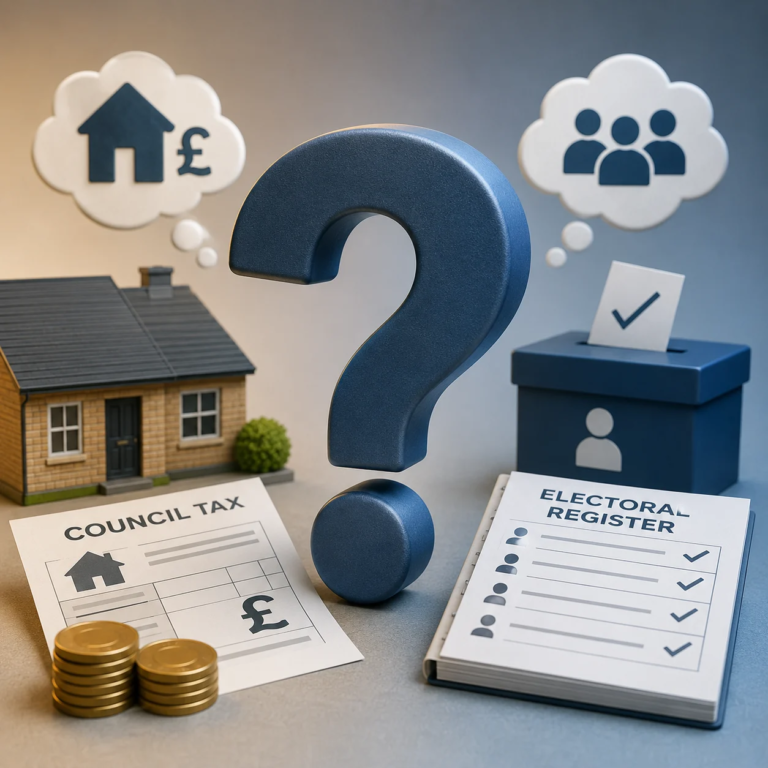 Short let query about Council Tax and Electoral Register?