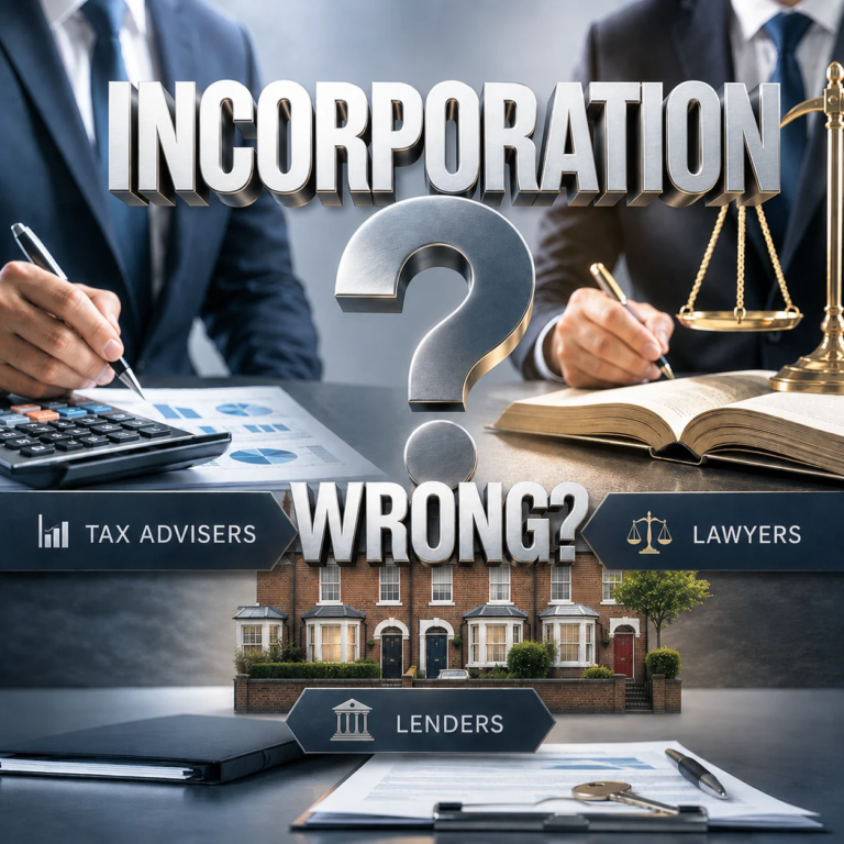 Did tax advisers, lawyers and lenders get landlord incorporation wrong?