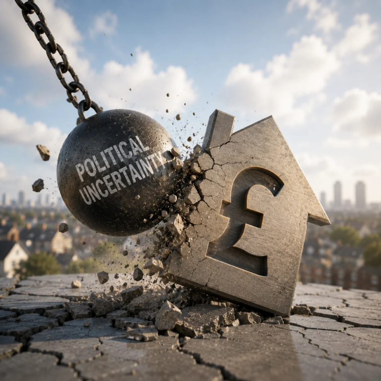 UK house asking prices fall 2% in August