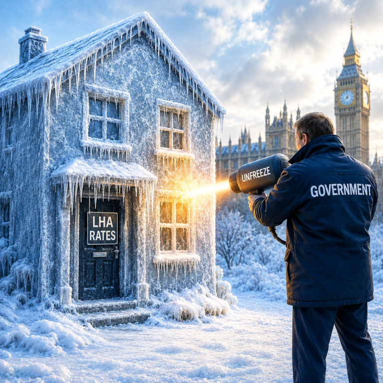 Unfreezing LHA rates won’t push up rents