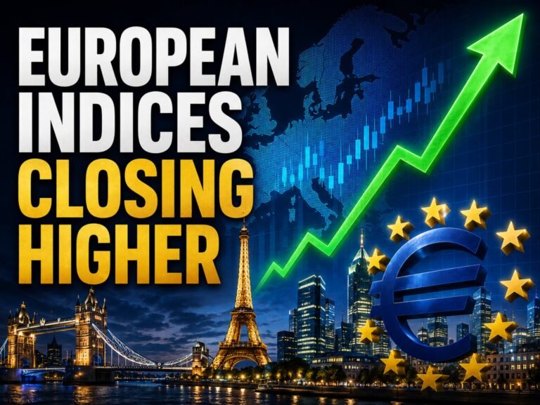 European markets finish mostly higher despite a rise in bond yields