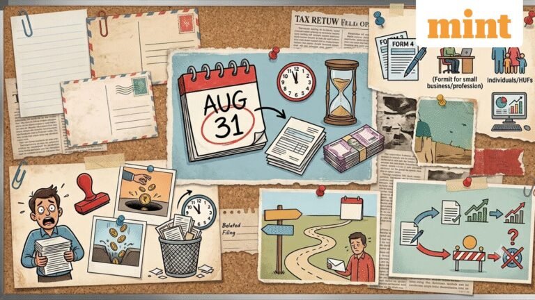 ITR filing deadline August 31 today: What happens if you miss the deadline? Know belated return and late fee rules