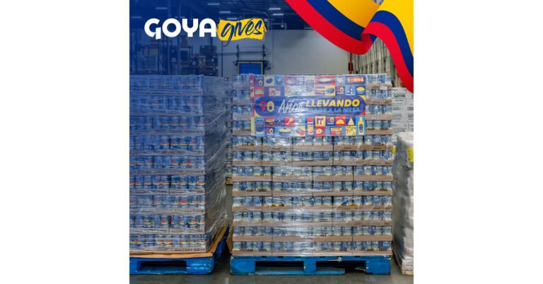GOYA FOODS DONA MÁS DE 200, 000 LIBRAS DE ALIMENTOS PARA AYUDAR A LAS COMUNIDADES AFECTADAS POR LOS TERREMOTOS EN COLOMBIA