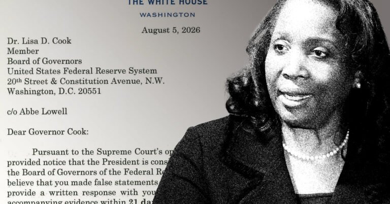 Trump renews fight to fire Fed Governor Lisa Cook