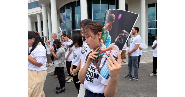 Family Federation for World Peace and Unification Leads Hundreds in Las Vegas Prayer Vigil for the Mother of Peace Ahead of South Korea Verdict