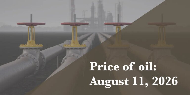Current price of oil as of Aug. 11, 2026