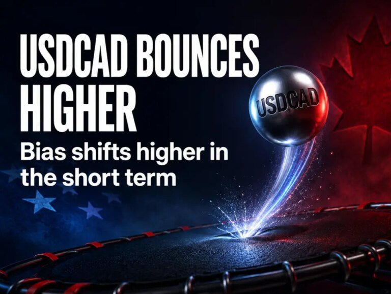 USDCAD runs up to swing high from last week and the 100 day MA