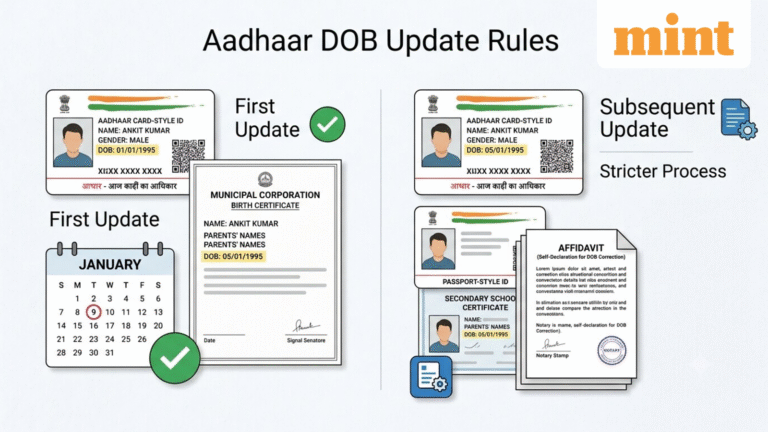 Aadhaar DOB update: Can you change your date of birth more than once? UIDAI rules explained
