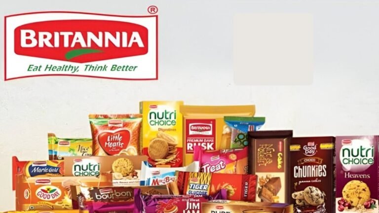 Britannia Shares Jump 4% After Strong Q1 Results; Revenue Crosses Rs. 5,000 Cr; Stock Still Down Over 6% in 2026