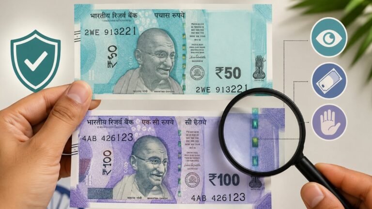 How to Identify Genuine Indian Currency Notes: RBI Security Features to Spot Fake Rs. 50 and Rs. 100 Notes