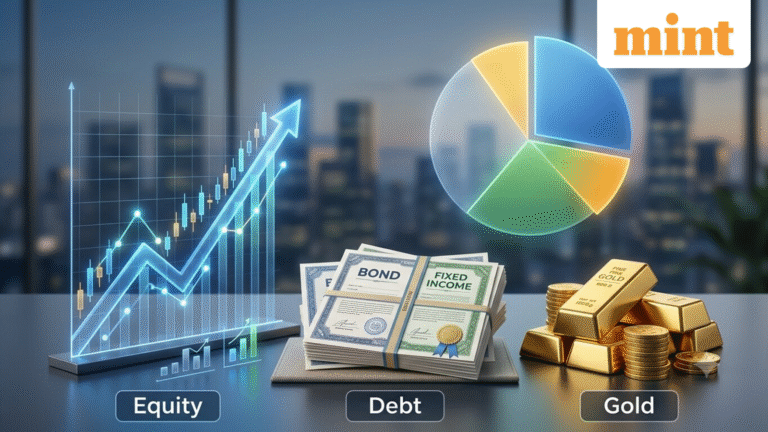 Adding equity does not always increase portfolio risk: New study compares different debt, equity and gold portfolios